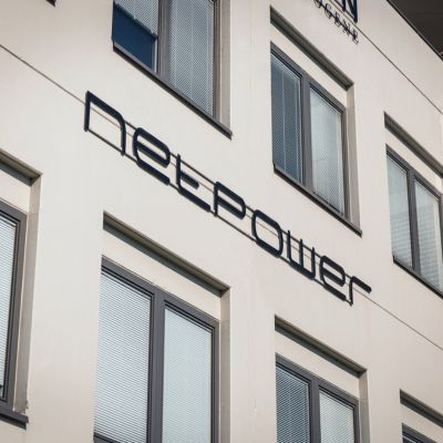 netpower logo on facade